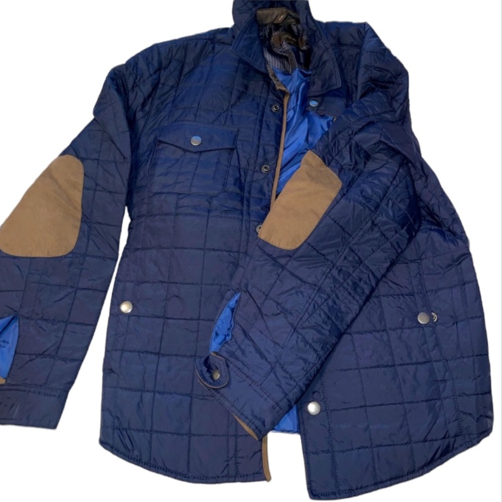 Thin Blue puffer jacket